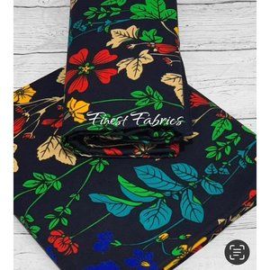 Ankara Fabric African Print Fabric Vintage Fabric By The Yard 100% Cotton Fabric